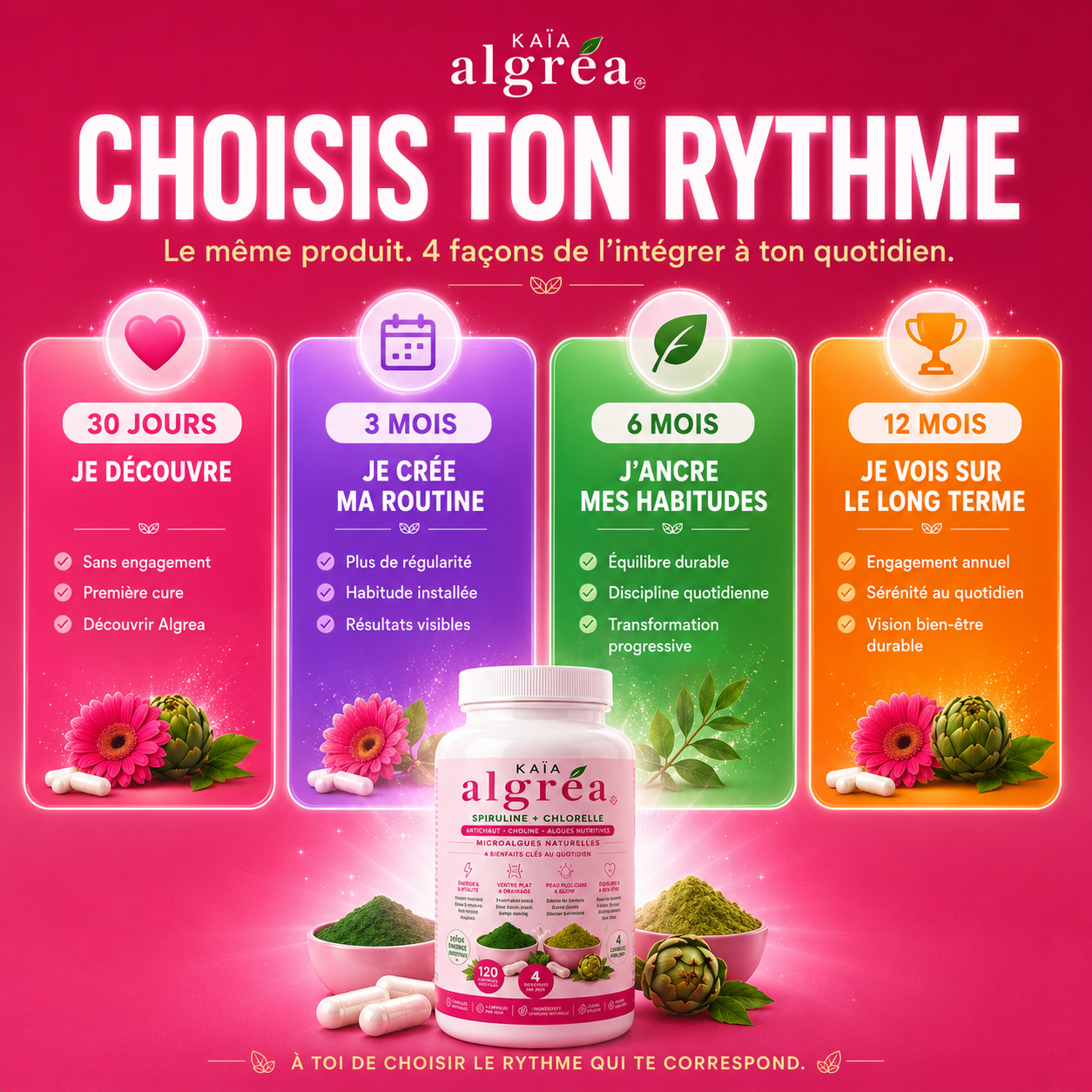 ALGREA — Spiruline & Chlorelle