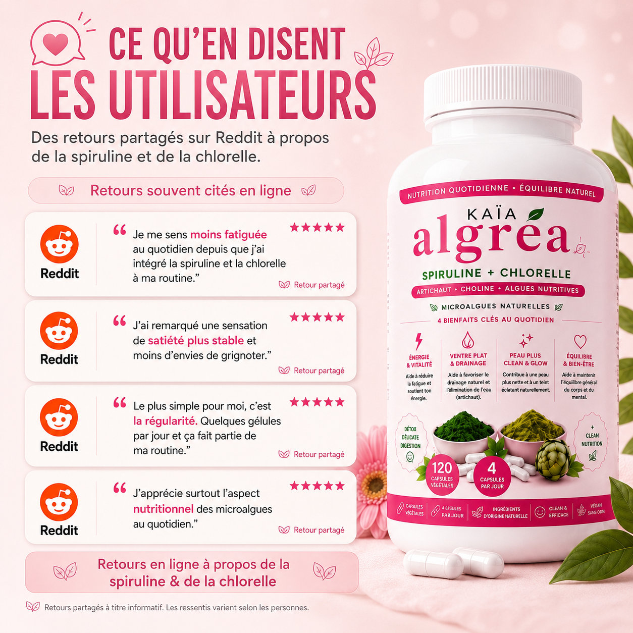 ALGREA — Spiruline & Chlorelle