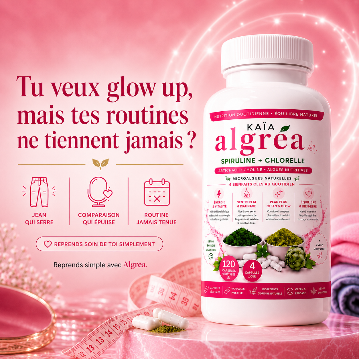 ALGREA — Spiruline & Chlorelle