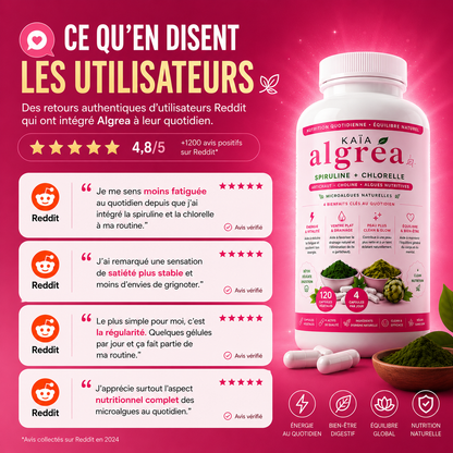 ALGREA — Spiruline & Chlorelle