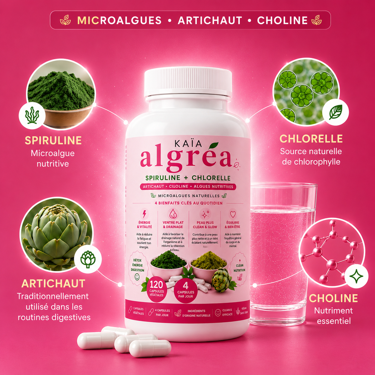 ALGREA — Spiruline & Chlorelle